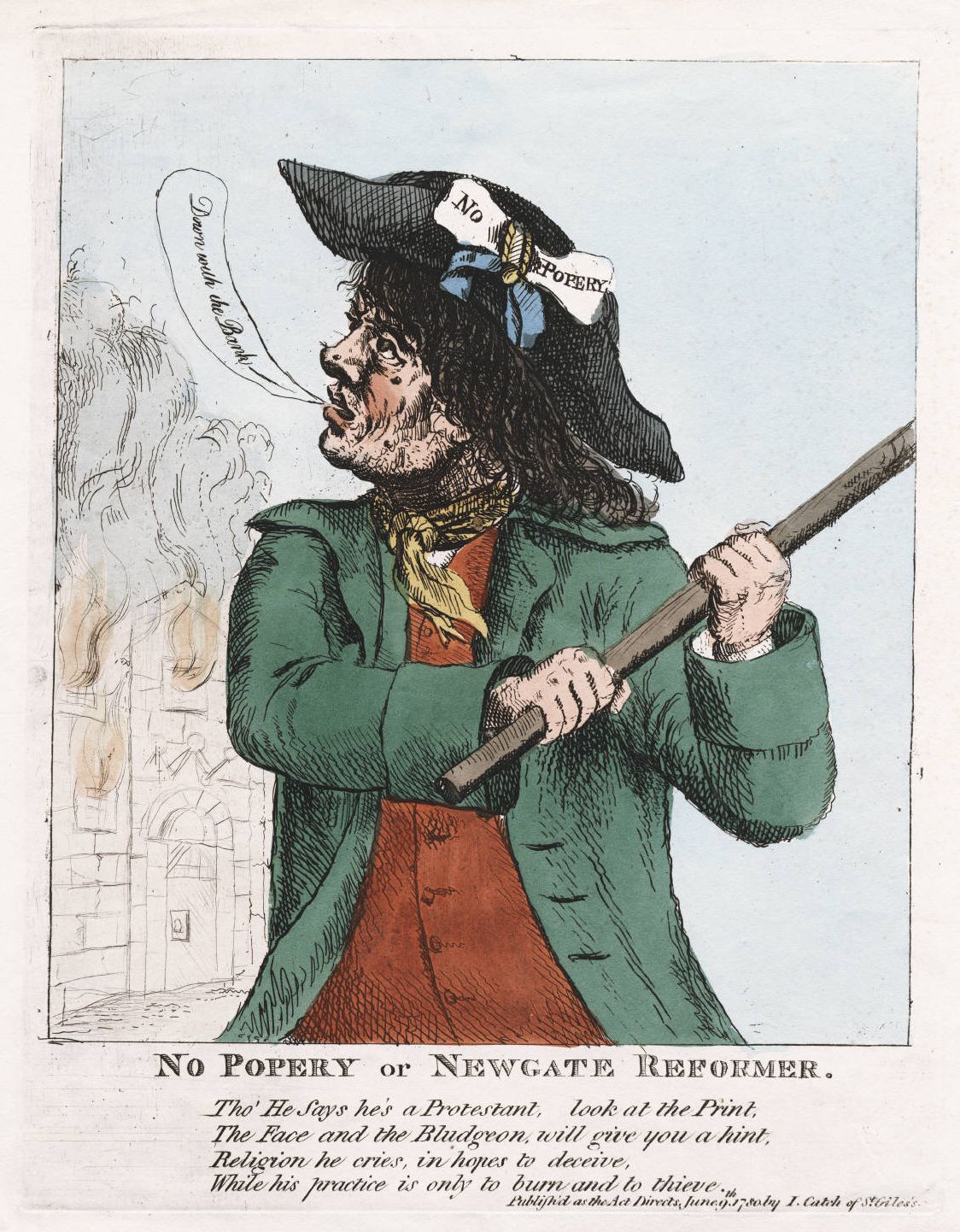 [Figure 7.4 James Gillray, No Popery, Or Newgate Reformer (1780). Lewis Walpole Library, 780.06.09.01+](http://hdl.handle.net/10079/digcoll/552243), 2 Jan. 2014. ©Trustees of the Lewis Walpole Library.